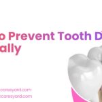 Natural oral care routine with toothbrush, coconut oil, and healthy foods