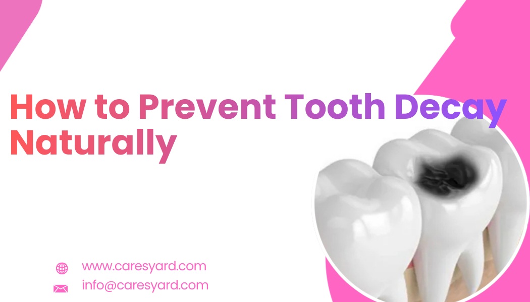 Natural oral care routine with toothbrush, coconut oil, and healthy foods