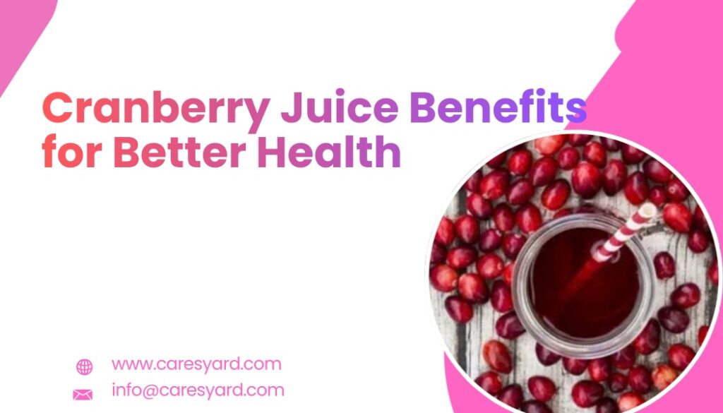 glass of cranberry juice showing cranberry juice benefits and nutrition
